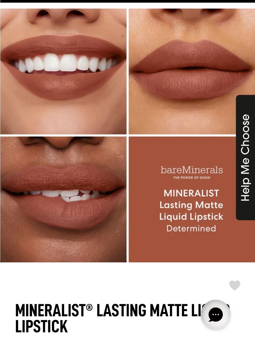 NWT BareMinerals MINERALIST LASTING MATTE LIQUID LIPSTICK in Determined